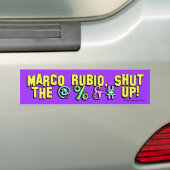 Autocollant De Voiture Marco Rubio, a fermé le @%&# ! (En voiture)