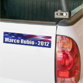 Autocollant De Voiture Marco Rubio pour le président (Sur camion)