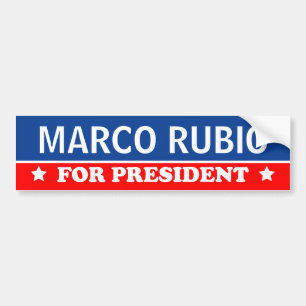 Autocollant De Voiture Marco Rubio pour le président 2016