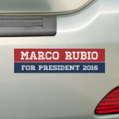 Autocollant De Voiture Marco Rubio pour le président 2016 ligne (En voiture)