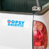 AUTOCOLLANT DE VOITURE MARGUERITE D'OOPSY ! ADHÉSIF POUR PARE-CHOCS (Sur camion)