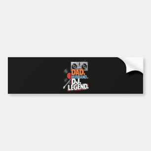 Autocollant De Voiture Mari Légende de DJ Papa