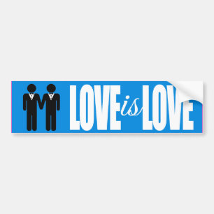 Autocollant De Voiture MARIAGE GAY L'AMOUR EST L'AMOUR -.png