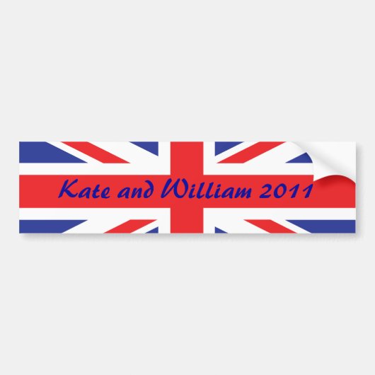 Autocollant De Voiture Mariage royal /Kate et William (Devant)