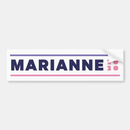 Autocollant De Voiture Marianne 2020 (Devant)