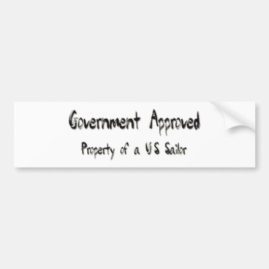 Autocollant De Voiture Marin - adhésif pour pare-chocs (Devant)