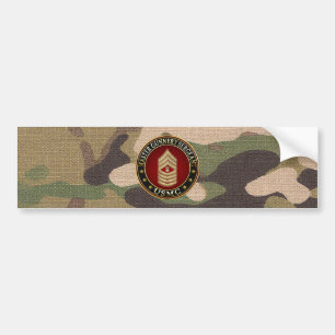 Autocollant De Voiture Marines des États-Unis : Sergent-chef de l'armée d