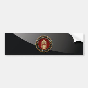 Autocollant De Voiture Marines des États-Unis : Sergent-chef de l'armée d