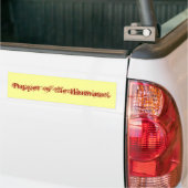 Autocollant De Voiture "Marionnette adhésif pour pare-chocs d'Illuminati" (Sur camion)