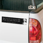 Autocollant De Voiture Mark Twain - l'âge est une question d'esprit (Sur camion)