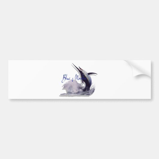 Autocollant De Voiture marlin bleu (Devant)