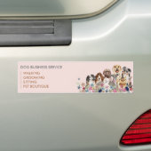 Autocollant De Voiture Marque Brown rose pour chien (En voiture)