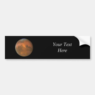 Autocollant De Voiture Mars (télescope de Hubble)
