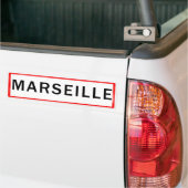 AUTOCOLLANT DE VOITURE MARSEILLE (Sur camion)