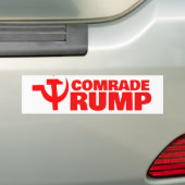 Autocollant De Voiture Marteau et faucille "Donald Trump" (En voiture)