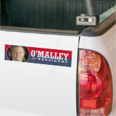 AUTOCOLLANT DE VOITURE MARTIN OMALLEY 2016 (Sur camion)