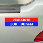 Autocollant De Voiture marxistes pour obama (En voiture)