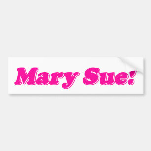 Autocollant De Voiture Mary Sue !