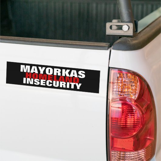 Autocollant De Voiture MAYORKAS Directeur Sécurité intérieure (Sur camion)