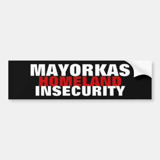 Autocollant De Voiture MAYORKAS Directeur Sécurité intérieure