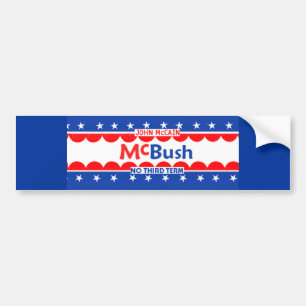 Autocollant De Voiture McBUSH AUCUN TROISIÈME adhésif pour pare-chocs d