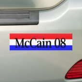 Autocollant De Voiture McCain 08 (En voiture)