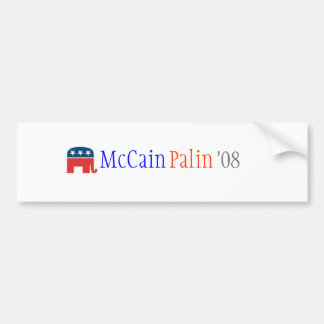 Autocollant De Voiture McCain et Palin '08