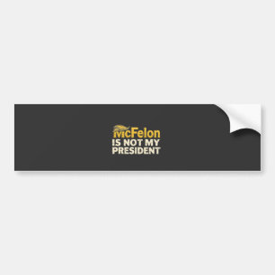 Autocollant De Voiture McFelon N'Est Pas Mon Président Trump Patriotique