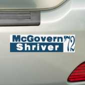 Autocollant De Voiture McGovern Shriver 1972 (En voiture)