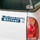 Autocollant De Voiture McGovern Shriver 1972 (Sur camion)
