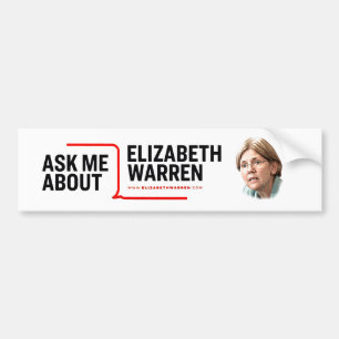 Autocollant De Voiture Me demander pour Elizabeth Warren