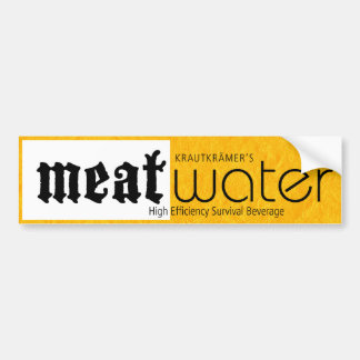 Autocollant De Voiture MeatWater Bumpersticker