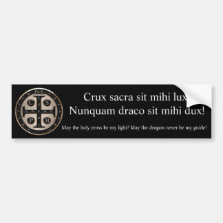 Autocollant De Voiture Médaille Saint-Benoît