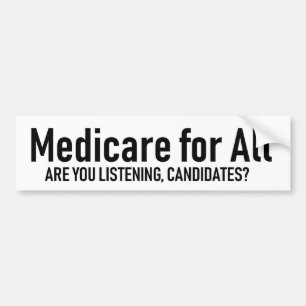 Autocollant De Voiture Medicare for All
