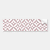 Autocollant De Voiture Medium Mauve Geometric Deco Cube Pattern (Devant)