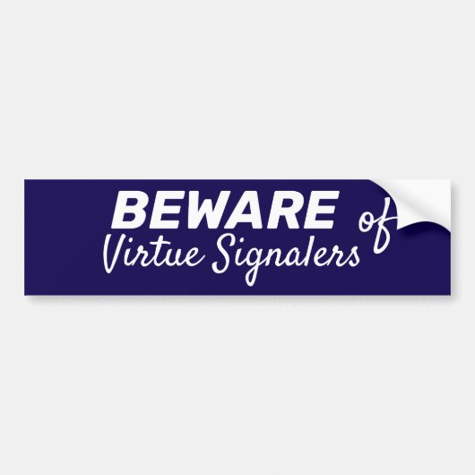 Autocollant De Voiture Méfiez-vous du Sticker pare-chocs des Signalers Ve (Devant)