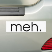 Autocollant De Voiture Meh (En voiture)