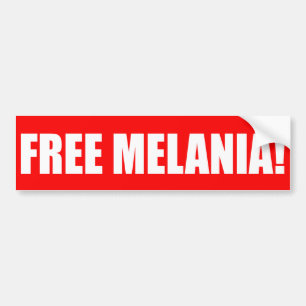 AUTOCOLLANT DE VOITURE "MELANIA LIBRE ! "