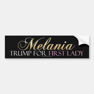 Autocollant De Voiture Melania Trump pour la première dame Bumper Sticker
