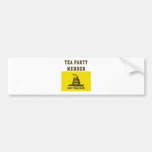 AUTOCOLLANT DE VOITURE MEMBRE DE THÉ