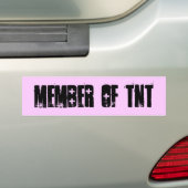 Autocollant De Voiture Membre de TNT (En voiture)