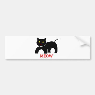 Autocollant De Voiture Meow