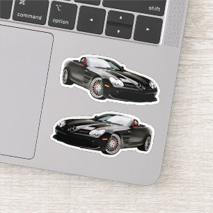 Autocollant de voiture Mercedes noir