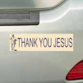 Autocollant De Voiture Merci Jésus ! (En voiture)