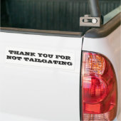 Autocollant De Voiture Merci pour pas le non-respect des distances de (Sur camion)