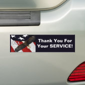 Autocollant De Voiture Merci Pour Votre Aigle De Service (En voiture)