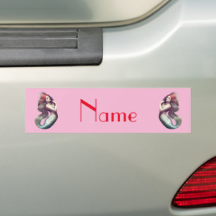 Autocollant De Voiture Mermaid Beauté de Redhead Thunder_Cove