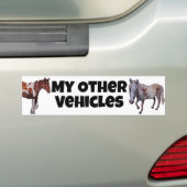 Autocollant De Voiture mes autres véhicules, chevaux (En voiture)