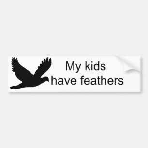 Autocollant De Voiture Mes Enfants Ont Un Sticker De Souffle De Plumes