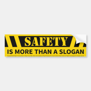 Autocollant De Voiture Message de sécurité